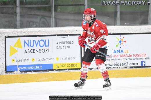 2023-01-29 Valpellice Bulldogs U19-Hockey Trento 01476 Tommaso Battelli
